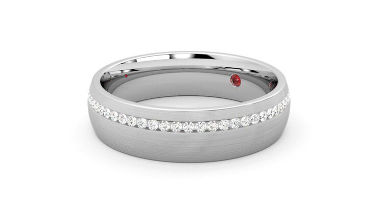 Taylor & Hart Spruce Wedding Ring 360 degree image 24