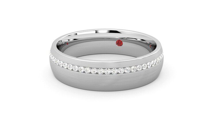 Taylor & Hart Spruce Wedding Ring 360 degree image 26