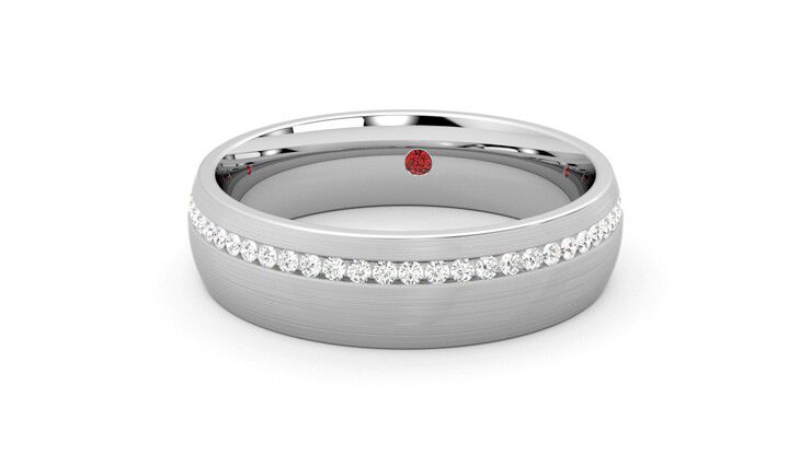 Taylor & Hart Spruce Wedding Ring 360 degree image 28
