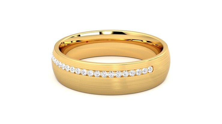 Taylor & Hart Spruce Wedding Ring 360 degree image 20