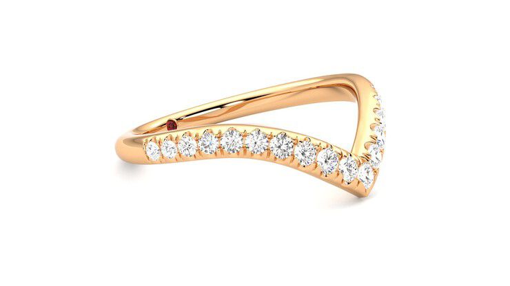 Taylor & Hart Summit Wedding Ring 360 degree image 7