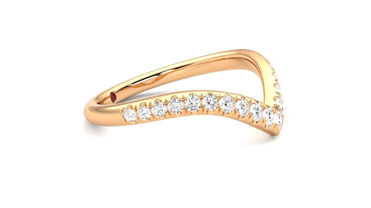 Taylor & Hart Summit Wedding Ring 360 degree image 8