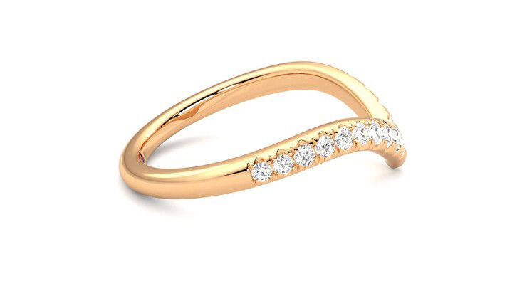 Taylor & Hart Summit Wedding Ring 360 degree image 10