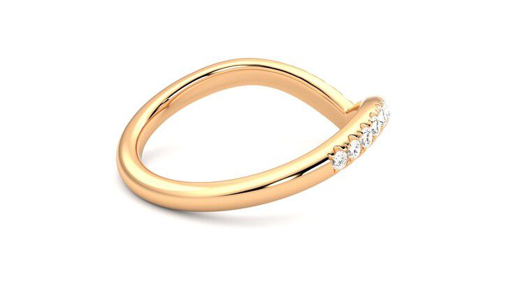 Taylor & Hart Summit Wedding Ring 360 degree image 12