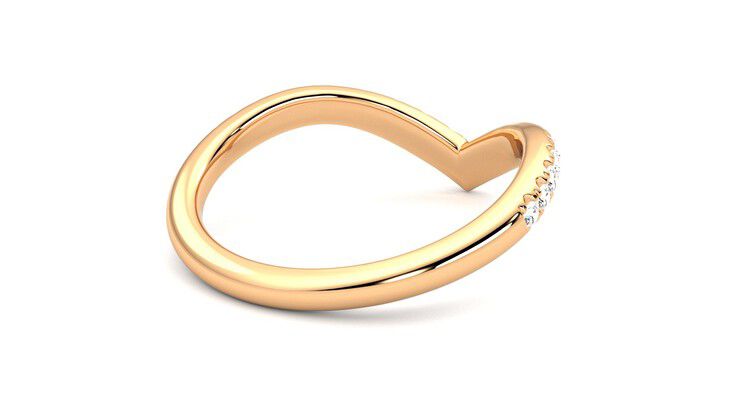 Taylor & Hart Summit Wedding Ring 360 degree image 13