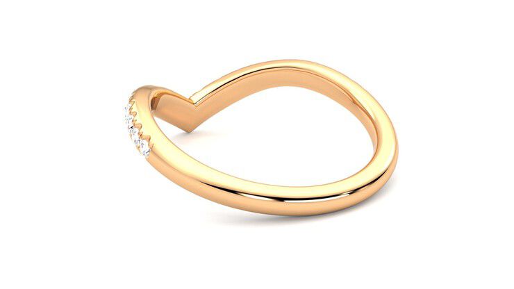 Taylor & Hart Summit Wedding Ring 360 degree image 17
