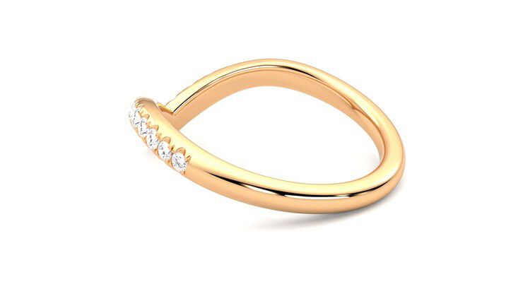 Taylor & Hart Summit Wedding Ring 360 degree image 18