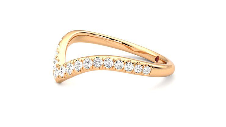 Taylor & Hart Summit Wedding Ring 360 degree image 22