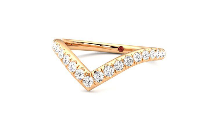 Taylor & Hart Summit Wedding Ring 360 degree image 26