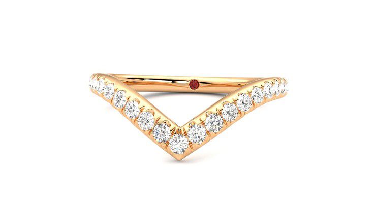 Taylor & Hart Summit Wedding Ring 360 degree image 28