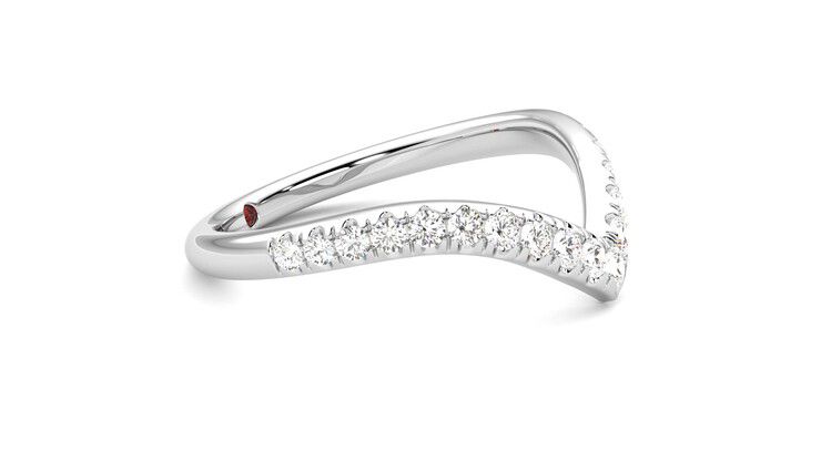 Taylor & Hart Summit Wedding Ring 360 degree image 8