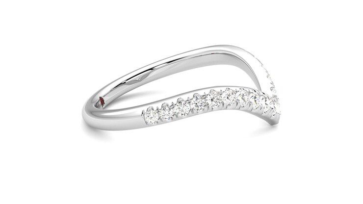 Taylor & Hart Summit Wedding Ring 360 degree image 9