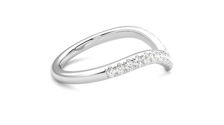 Taylor & Hart Summit Wedding Ring 360 degree image 10