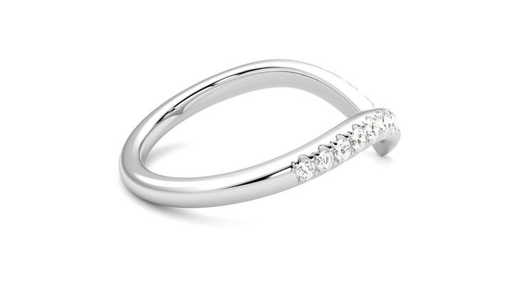 Taylor & Hart Summit Wedding Ring 360 degree image 11