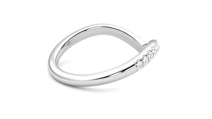 Taylor & Hart Summit Wedding Ring 360 degree image 12