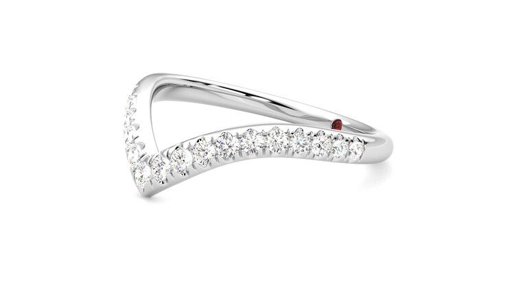 Taylor & Hart Summit Wedding Ring 360 degree image 23