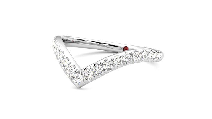 Taylor & Hart Summit Wedding Ring 360 degree image 25