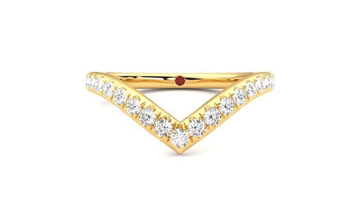 Taylor & Hart Summit Wedding Ring 360 degree image 0