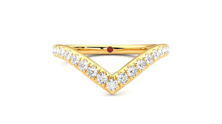 Taylor & Hart Summit Wedding Ring 360 degree image 1