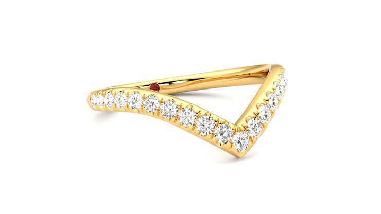 Taylor & Hart Summit Wedding Ring 360 degree image 5