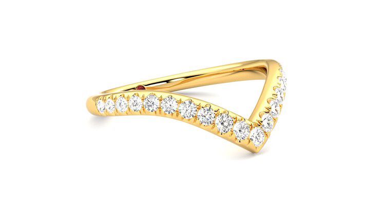 Taylor & Hart Summit Wedding Ring 360 degree image 6