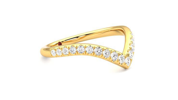 Taylor & Hart Summit Wedding Ring 360 degree image 7