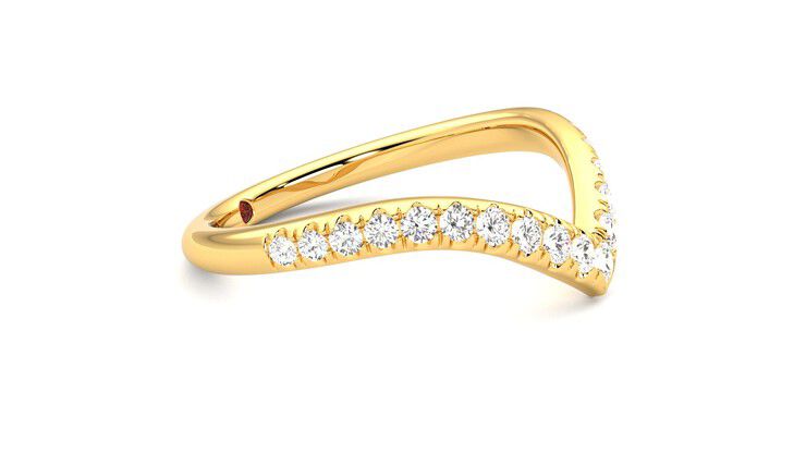 Taylor & Hart Summit Wedding Ring 360 degree image 8