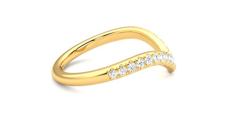 Taylor & Hart Summit Wedding Ring 360 degree image 10