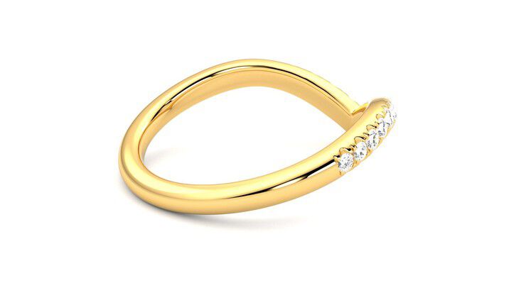 Taylor & Hart Summit Wedding Ring 360 degree image 12