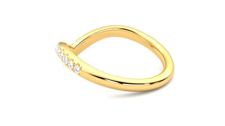 Taylor & Hart Summit Wedding Ring 360 degree image 18
