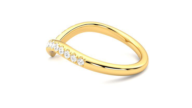 Taylor & Hart Summit Wedding Ring 360 degree image 19