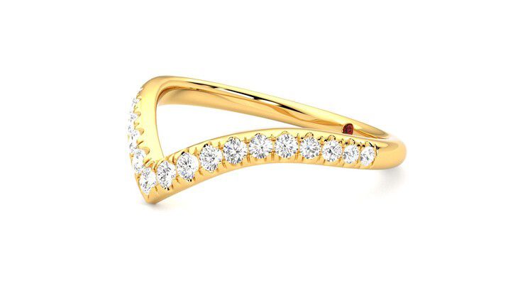 Taylor & Hart Summit Wedding Ring 360 degree image 23