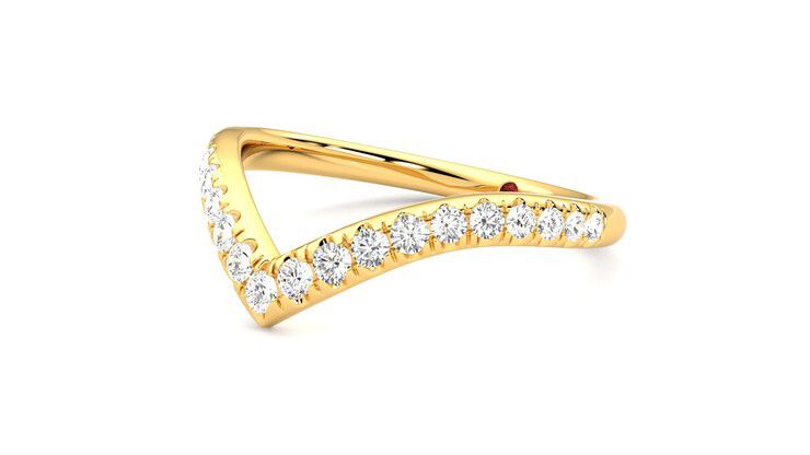 Taylor & Hart Summit Wedding Ring 360 degree image 24