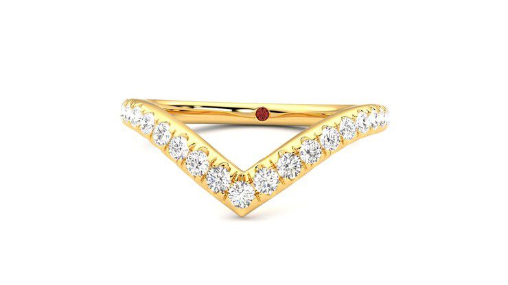 Taylor & Hart Summit Wedding Ring 360 degree image 28