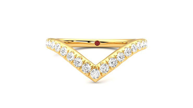 Taylor & Hart Summit Wedding Ring 360 degree image 29