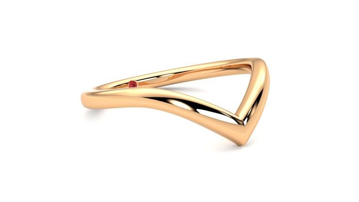 Taylor & Hart Summit Wedding Ring 360 degree image 6