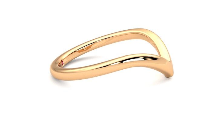 Taylor & Hart Summit Wedding Ring 360 degree image 9