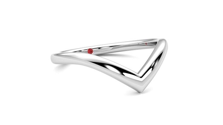 Taylor & Hart Summit Wedding Ring 360 degree image 5