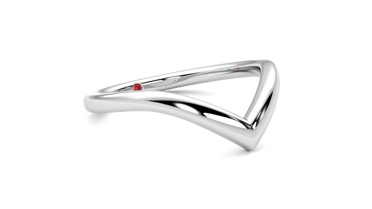 Taylor & Hart Summit Wedding Ring 360 degree image 6