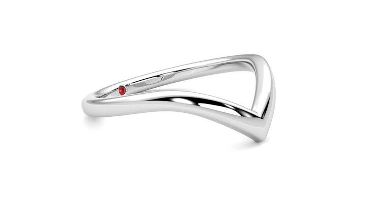 Taylor & Hart Summit Wedding Ring 360 degree image 7