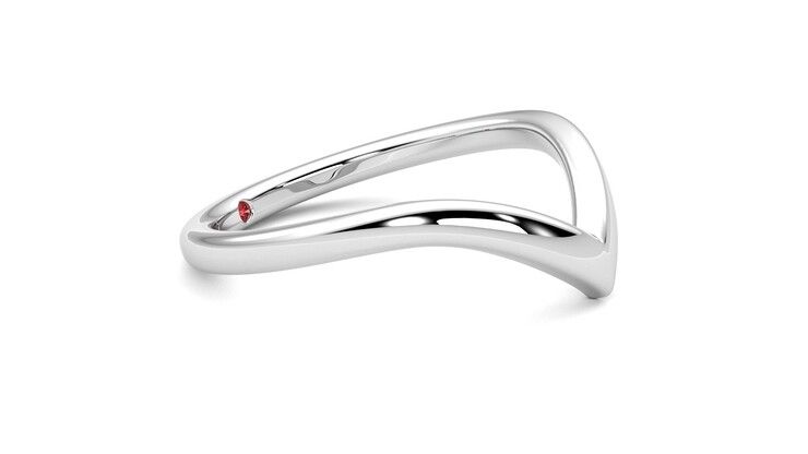 Taylor & Hart Summit Wedding Ring 360 degree image 8