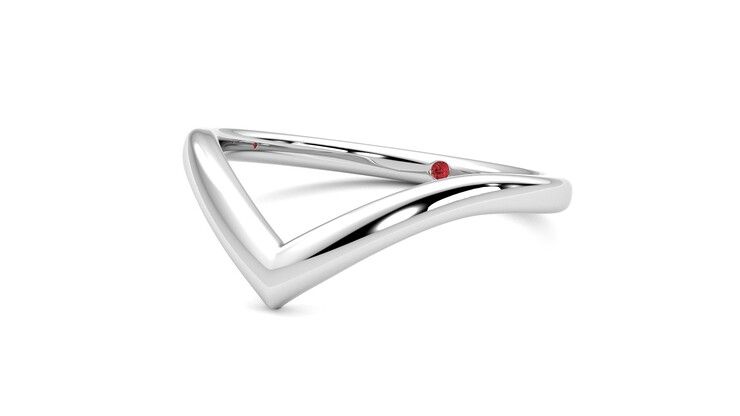Taylor & Hart Summit Wedding Ring 360 degree image 25