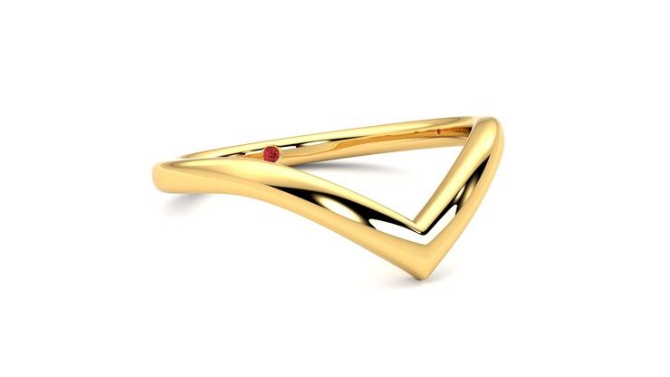 Taylor & Hart Summit Wedding Ring 360 degree image 5