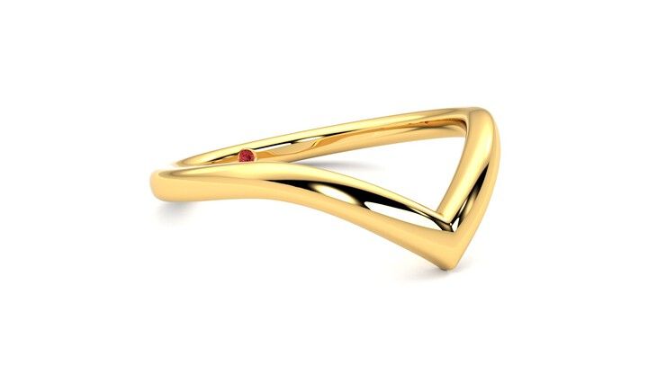 Taylor & Hart Summit Wedding Ring 360 degree image 6