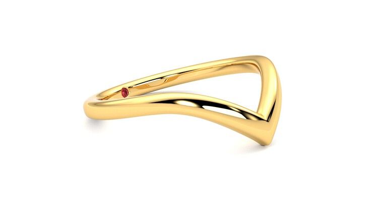 Taylor & Hart Summit Wedding Ring 360 degree image 7