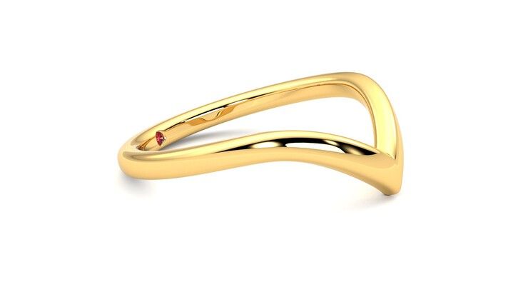 Taylor & Hart Summit Wedding Ring 360 degree image 8