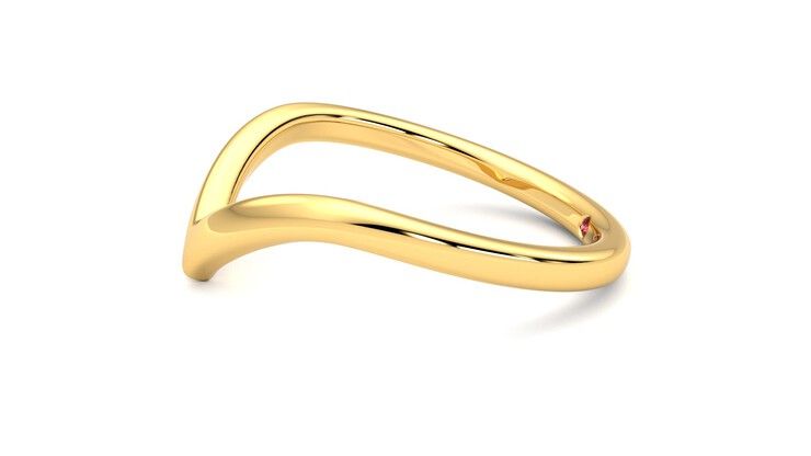 Taylor & Hart Summit Wedding Ring 360 degree image 21