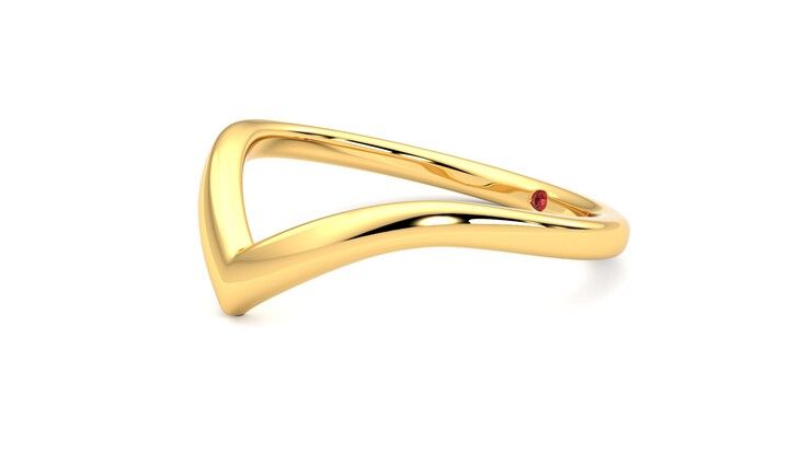 Taylor & Hart Summit Wedding Ring 360 degree image 23