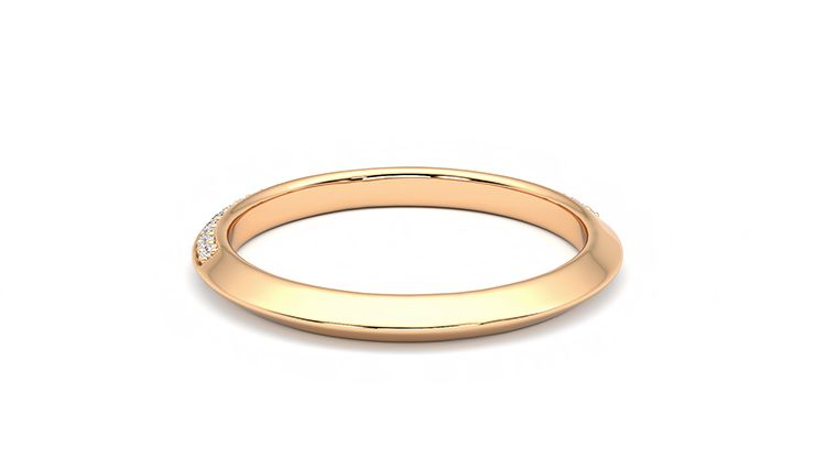 Taylor & Hart Sweet pea Wedding Ring 360 degree image 16