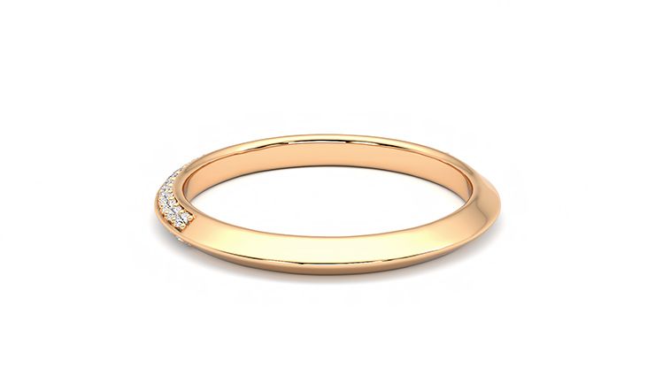 Taylor & Hart Sweet pea Wedding Ring 360 degree image 17